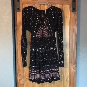 Boho Multi Color Polkadot Dress